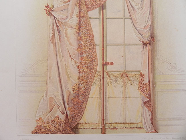 画像3: 1800年代、ドイツ製プリント画　インテリア・テキスタイル・デザイン