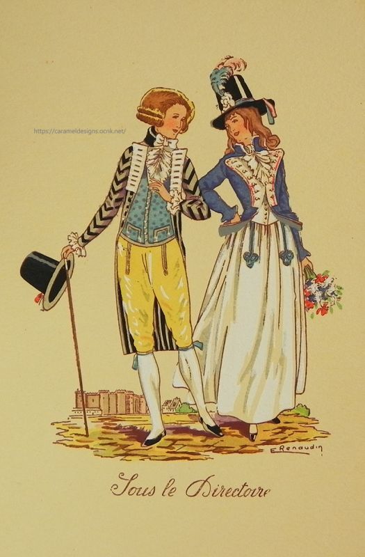 画像4: 【フランス・革命時前後のファッション】ポストカード