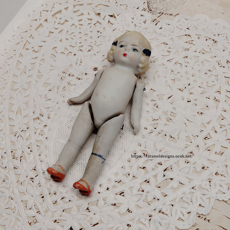 画像2: お里帰り ジャパンビスクドール、アールデコ気の少女